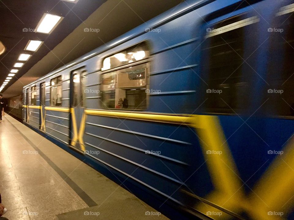 Moving train 