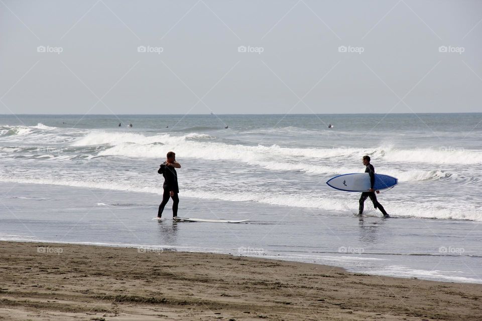 Going to surf