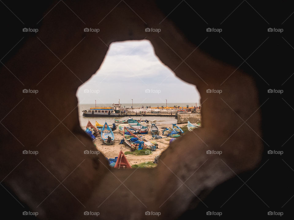 Boats are used in the coastal regions of India by locals