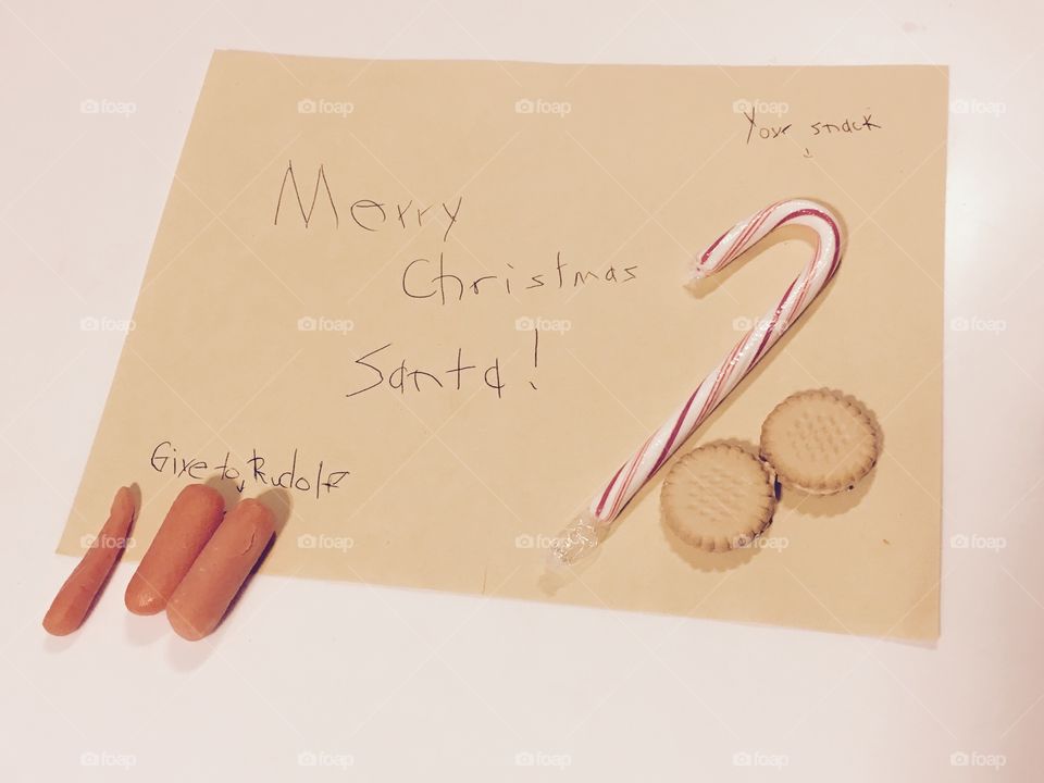 Santa note from child 