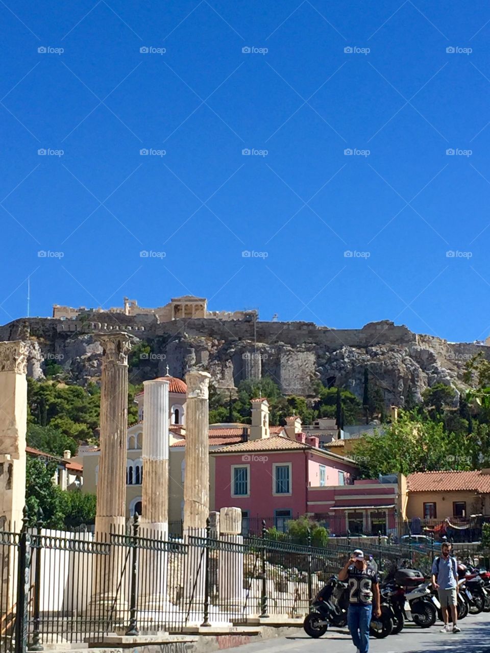 The Acropolis in Athens Greece 
