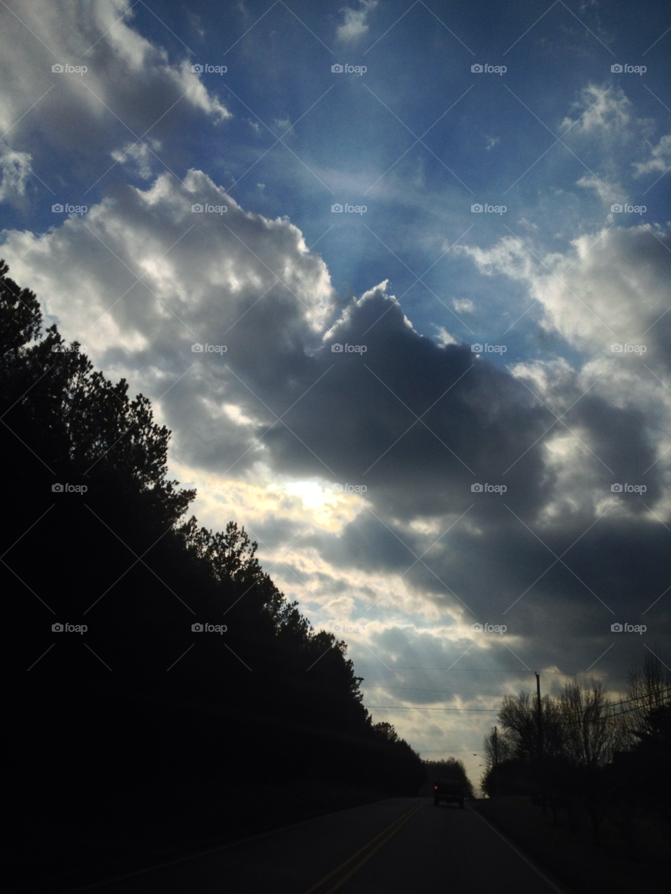 north carolina sky light clouds by indescribable