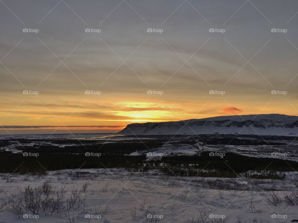 Beautiful Iceland sunset! 