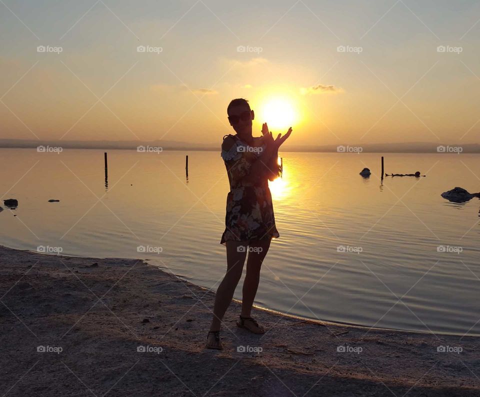 Sunset#lake#beach#chill#human#touch