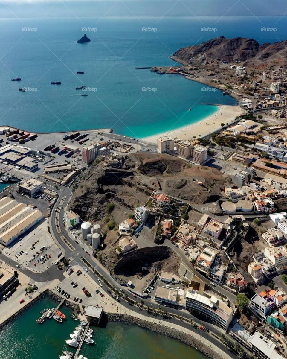 A beautiful town close the sea