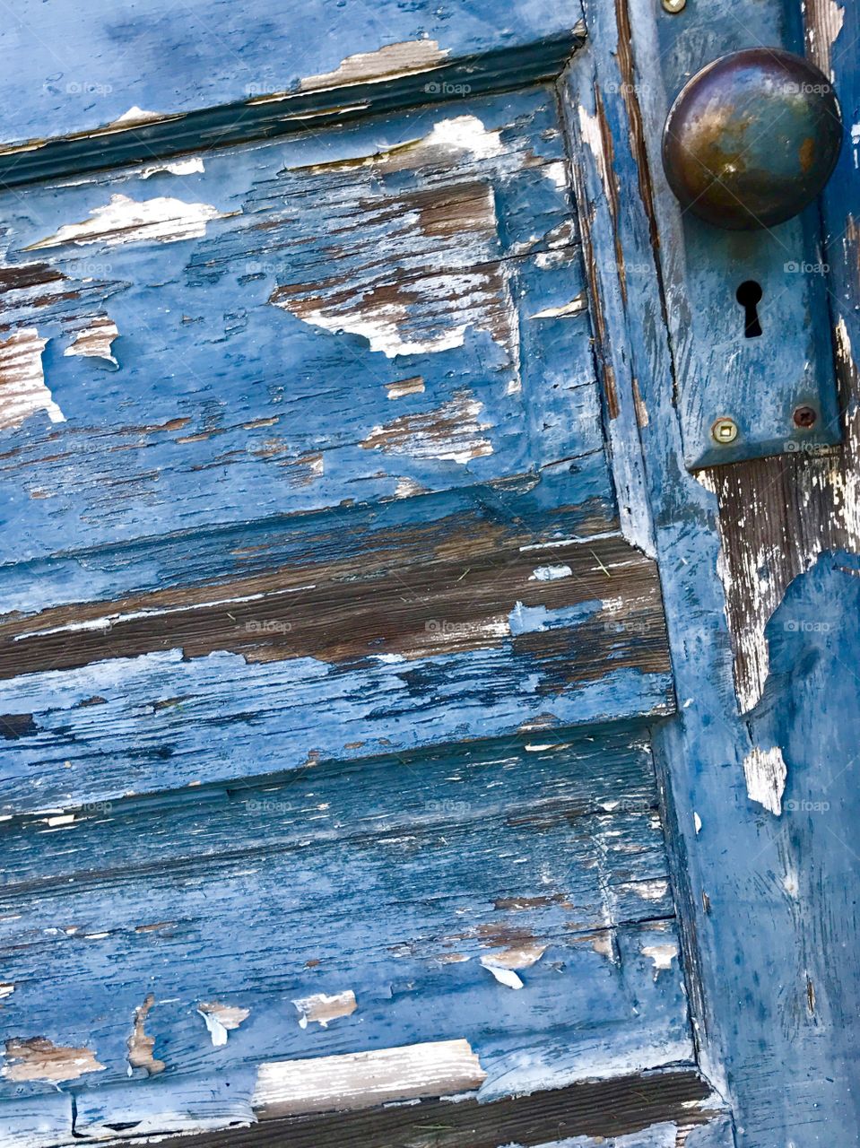 Door With Peeling Paint