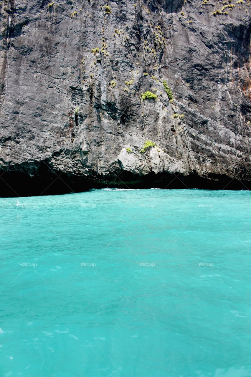 Blue sea in Thailand