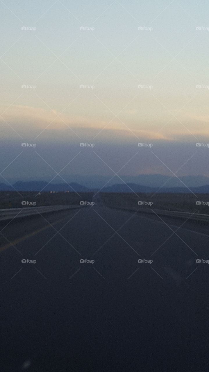 Landscape, No Person, Fog, Road, Water