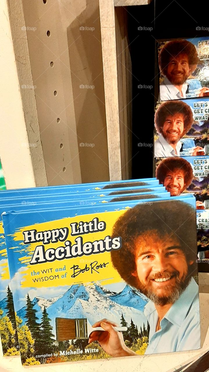 Bob Ross book "Happy Little Accidents"