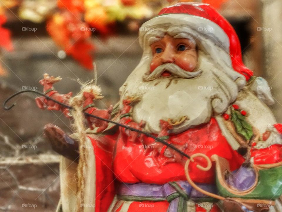 Festive Santa Claus Figurine