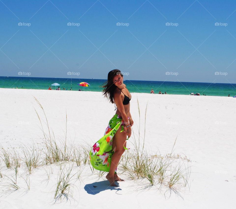 Girl on the beach