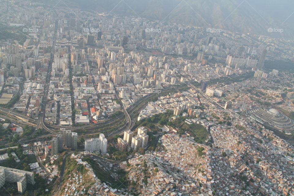 Aerial shot of Caracas 2007