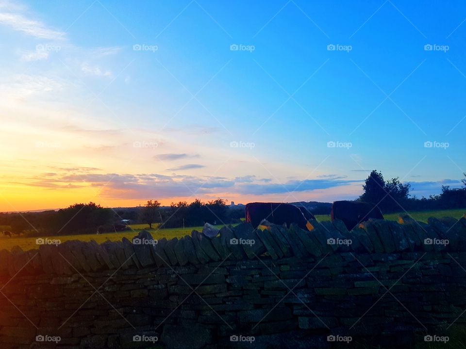 Sunset ... simple but bizzare ...