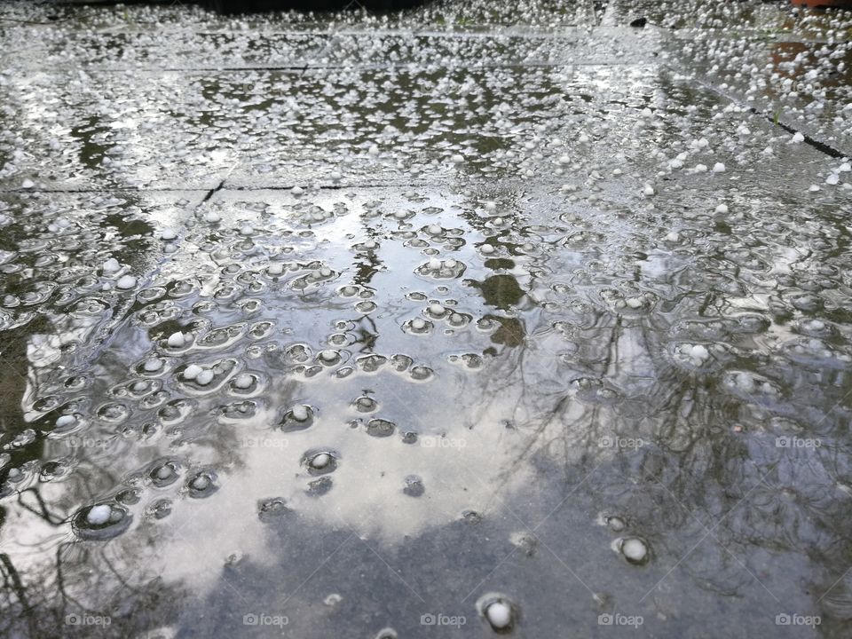 Rain, hail, autumn
