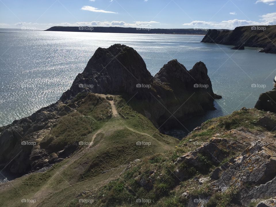 Three cliffs bay - Mumbles