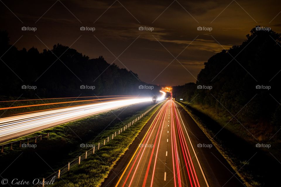 Long exposure highway
