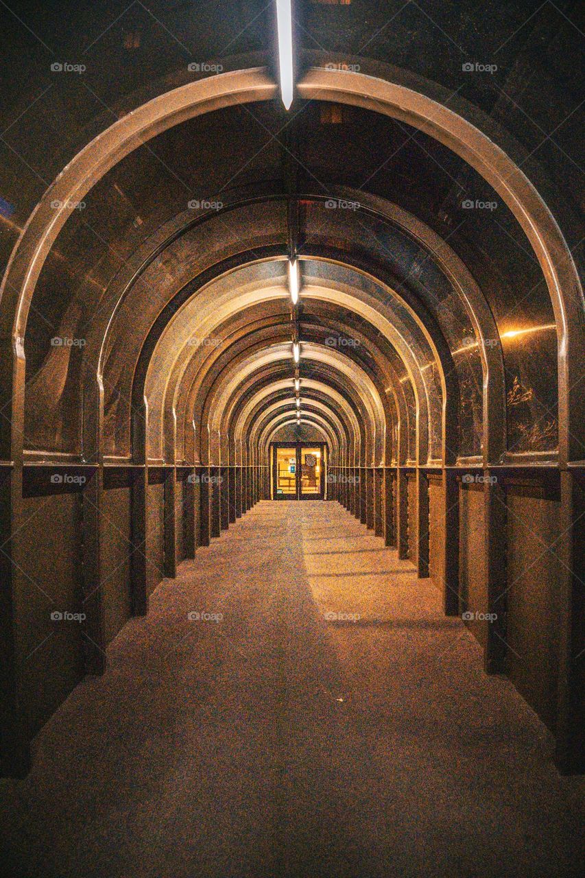 Bridge between buildings