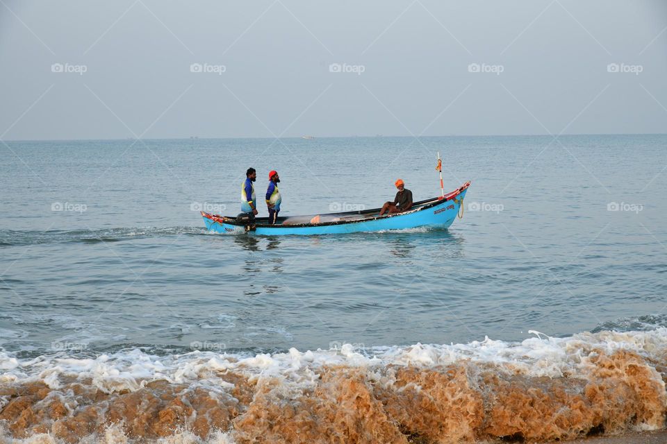 Boat in a sea