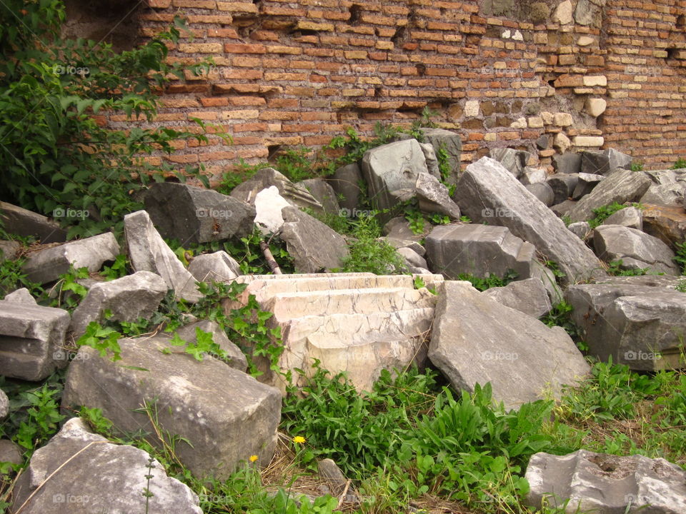 Rubble Roman Ruins