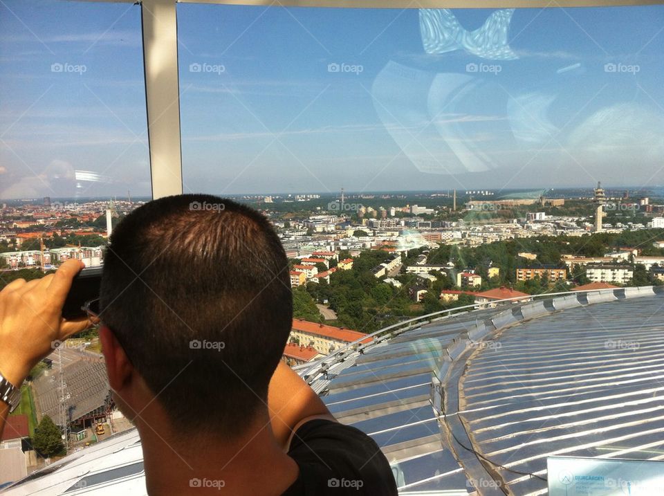 View over Stockholm from Sky View