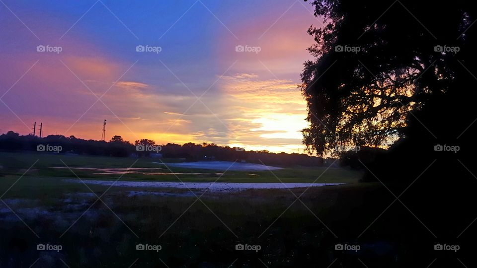 Sunset, Landscape, Dawn, Water, Evening