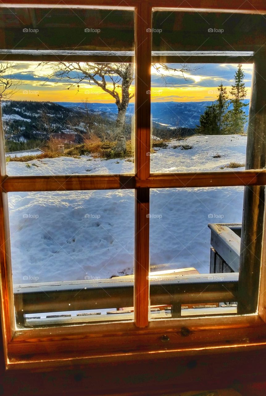 From my cottage in Tempelseter, Norway