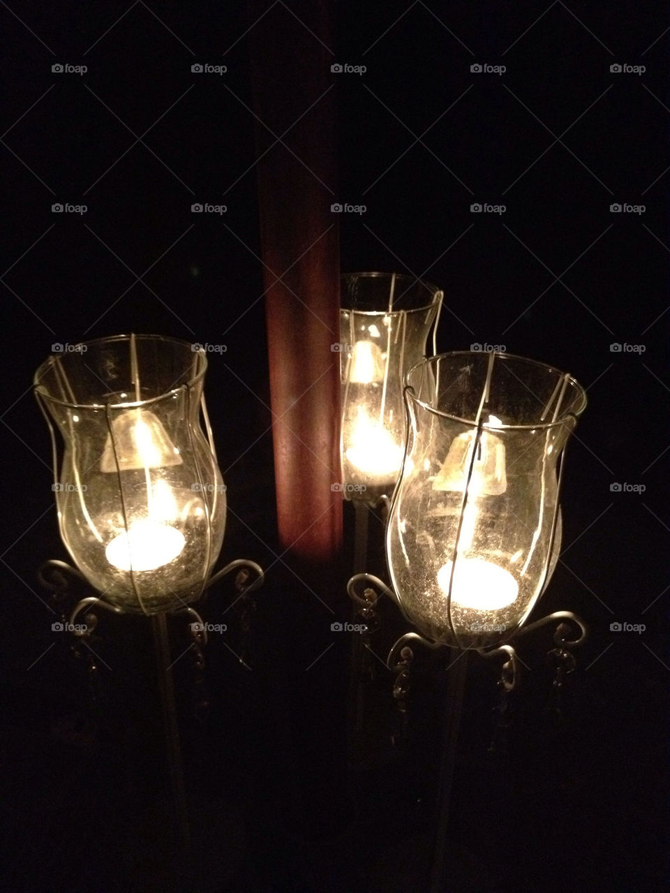 candles summer night lights by mpolinar