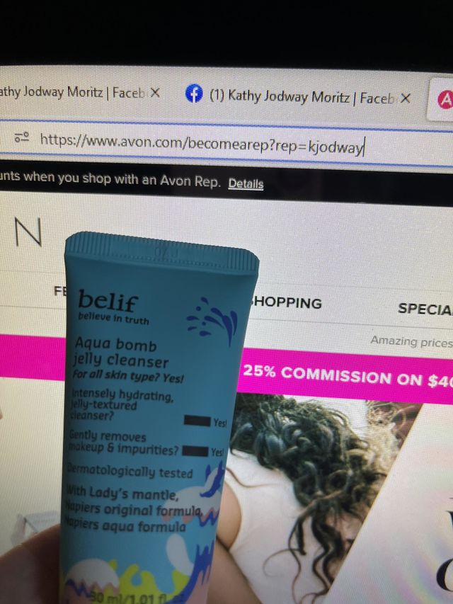 Belif Avon products 