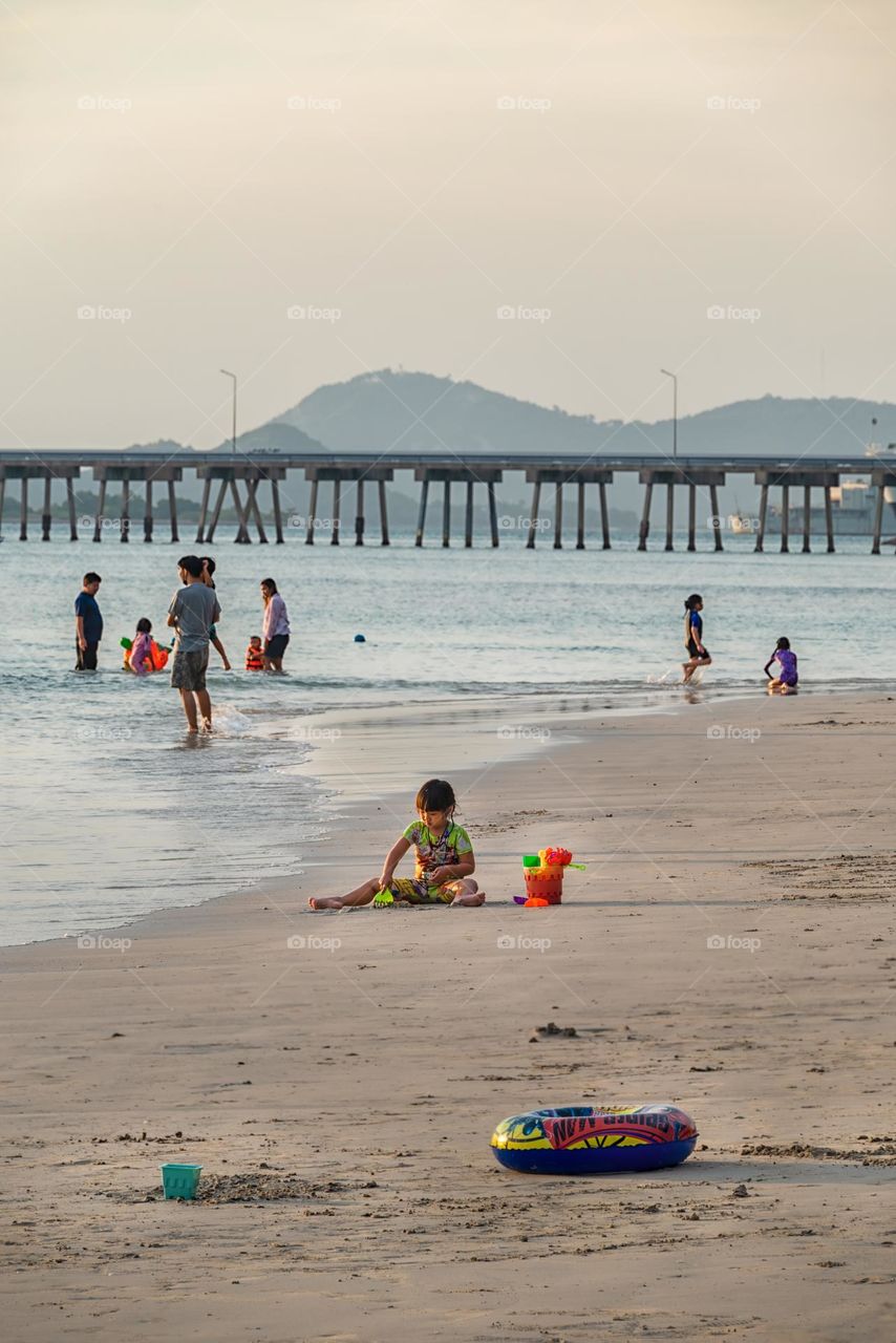 Holiday on the beach