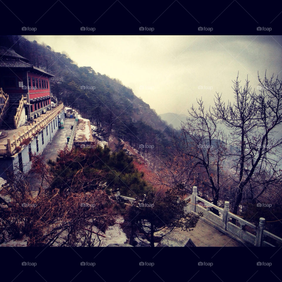 china mountain autumn mount tai by KengPP