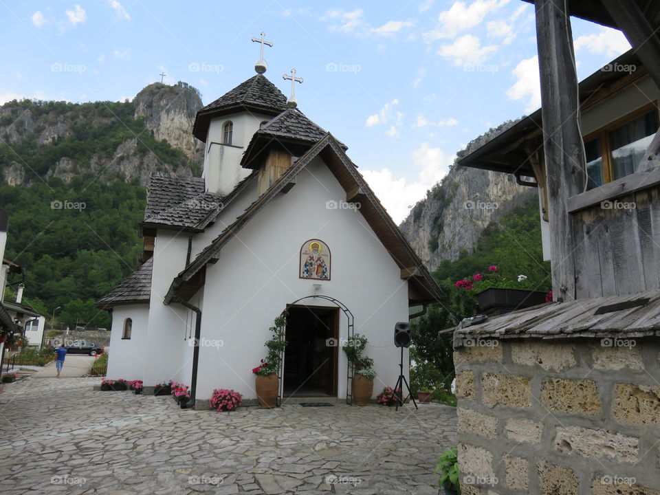 Monastery entrance