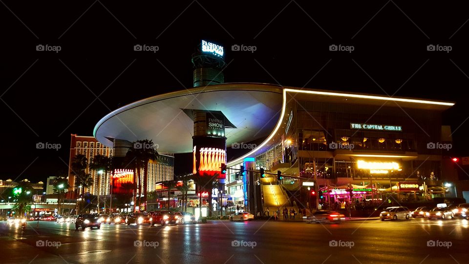 "The flying sorcer", Las Vegas