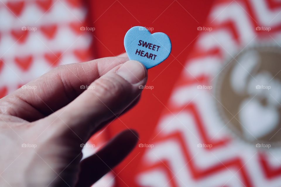 Sweet Heart Conversation Heart Valentine’s Day Design 