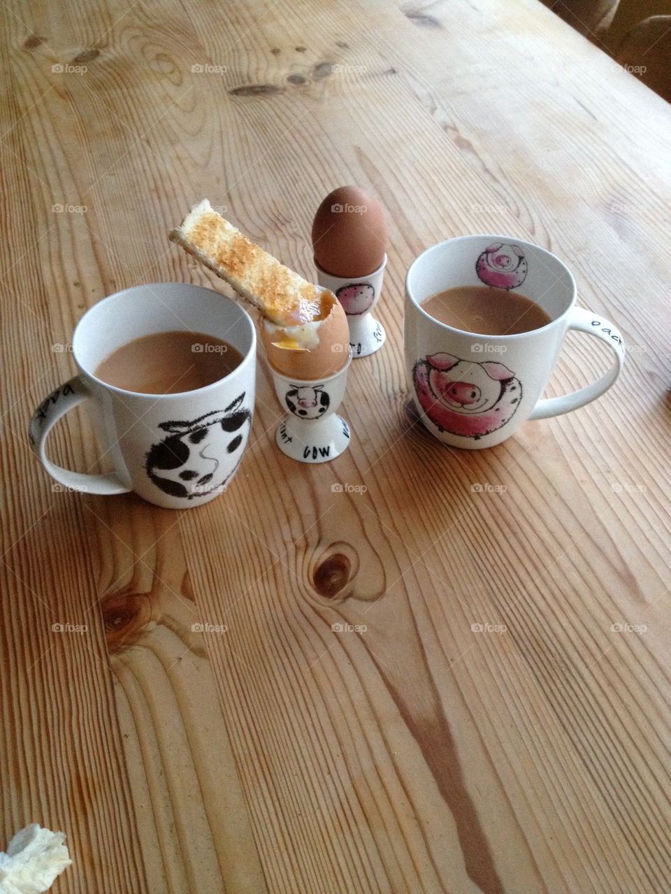 His And Hers Breakfast