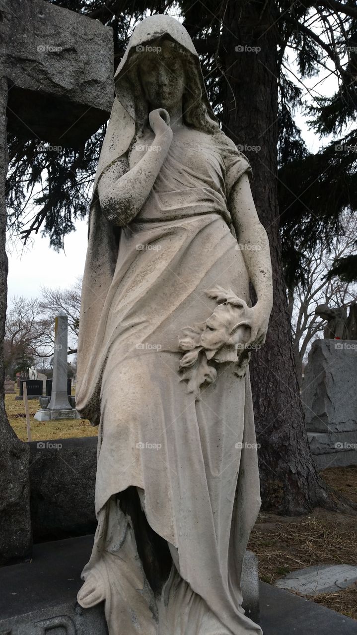 At the Cemetery