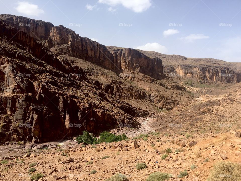 Mountain and valleys 