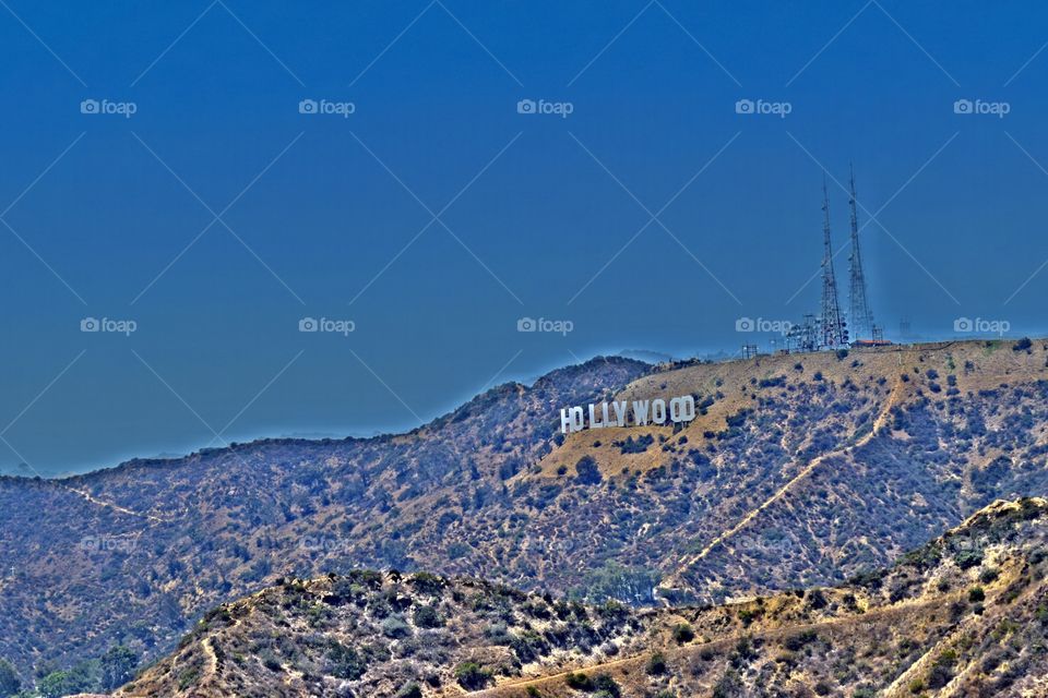 the effects mode used on the hollywood sign