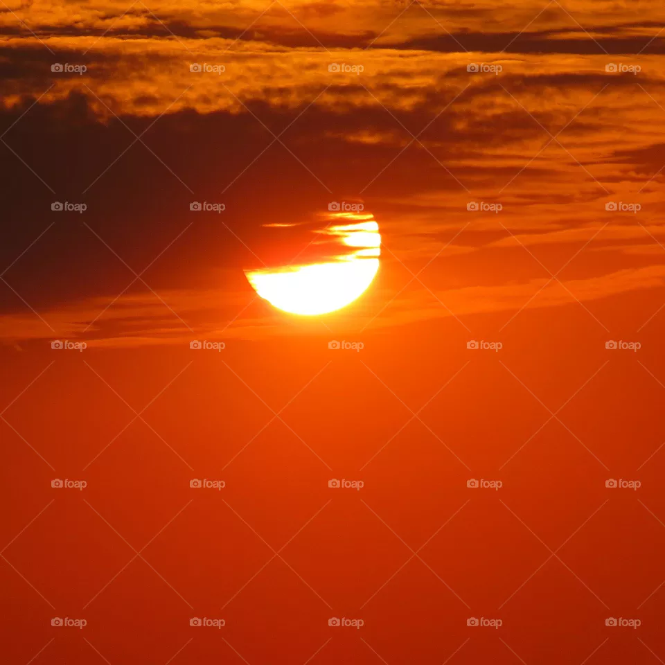 Red sun