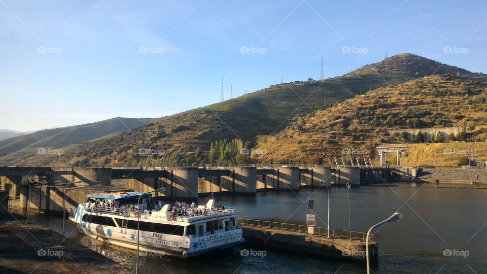 Douro river (Portugal) dam