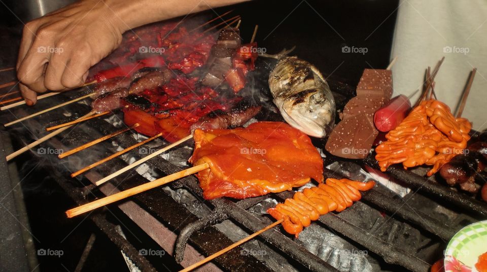 Street food Barbecue 