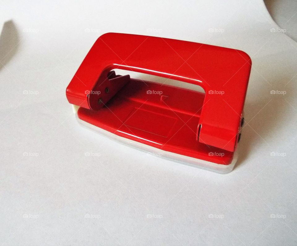 Red Two Holed Punch