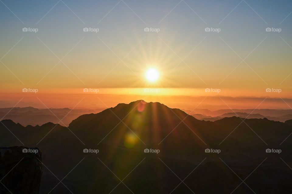 Sunrise at Mt Sinai 