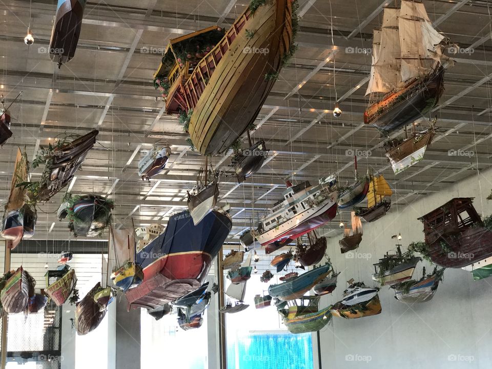 Boats at the museum 