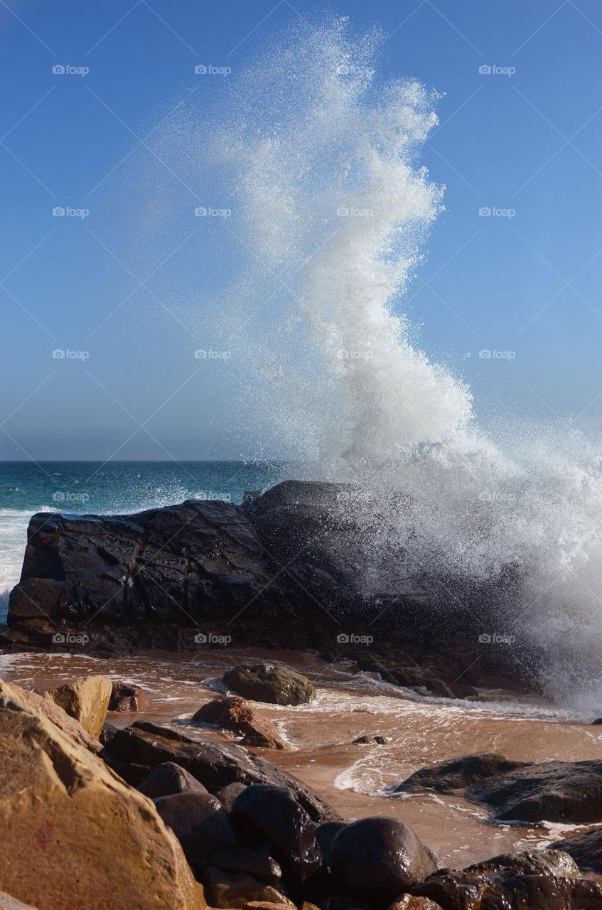 beach ocean water sand by abbydog