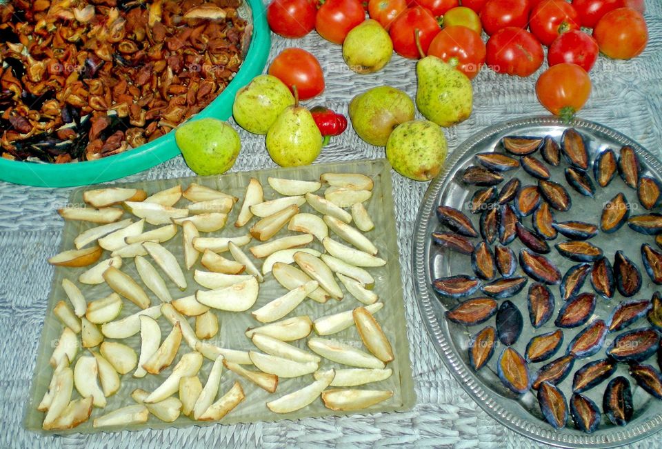 Dried fruit for the winter