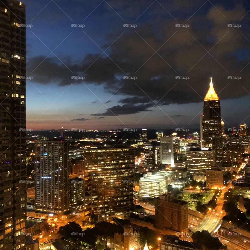 Atlanta Skyline at Night