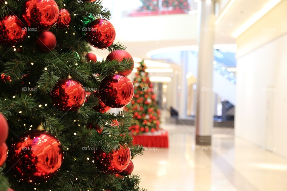 Christmas tree at the mall