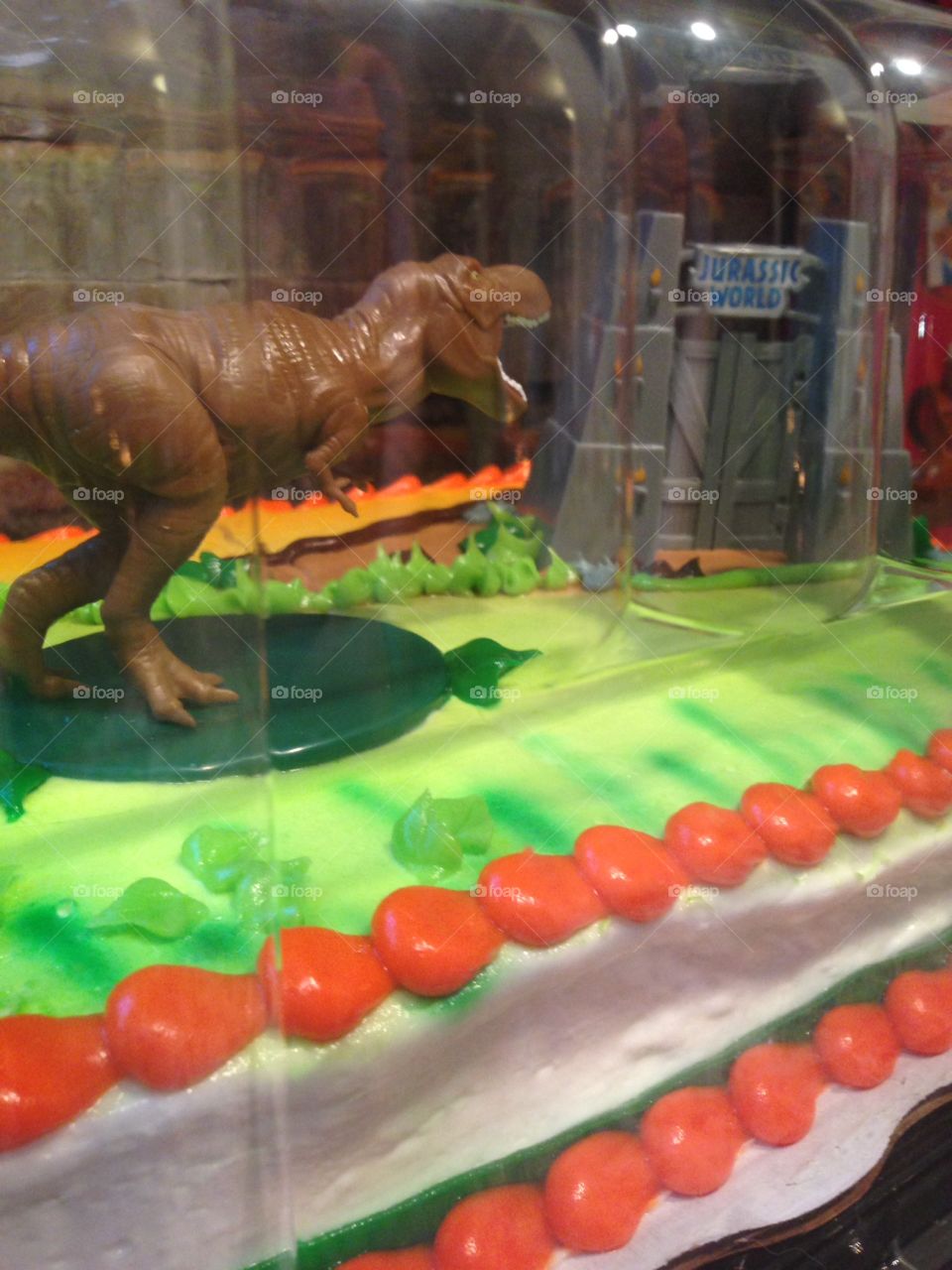 Jurassic birthday. Jurassic world cake
