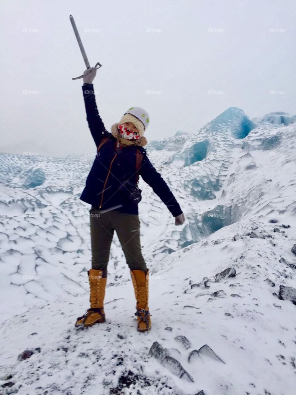 Iceland glacier hiking