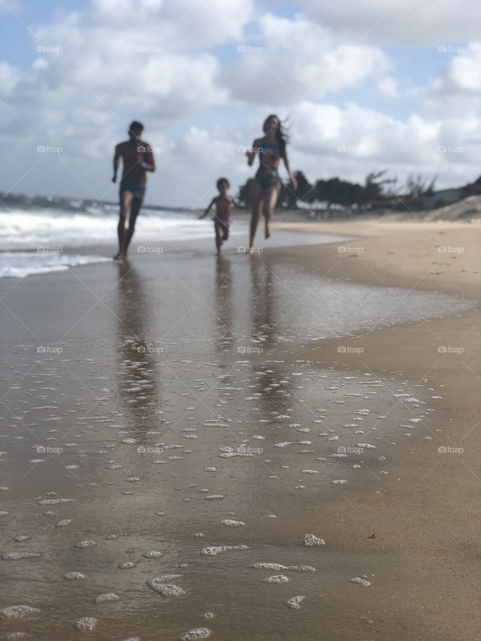 Família,felicidade,praia,mar